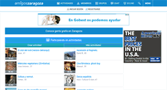 Desktop Screenshot of amigoszaragoza.com