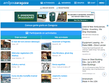 Tablet Screenshot of amigoszaragoza.com